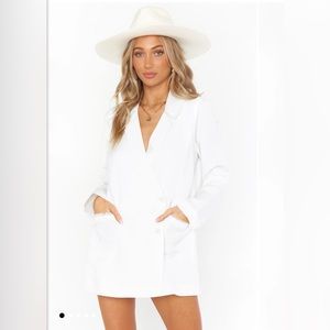 Show Me Your MuMu Escape Blazers romper. worn once and dry cleaned. Adorable.